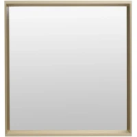 Зеркало Allen Brau Reality 1.32017.03 70x75 см, с LED-подсветкой, сенсорным выключателем, латунь матовая