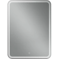 Зеркальный шкаф Art&Max Verona AM-Ver-600-800-2D-L-DS-F 60x80 см L, с LED-подсветкой, сенсорным выключателем, диммером, белый матовый