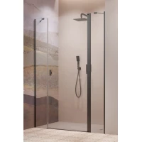 Душевая дверь Radaway Nes Brushed GunMetal DWJS 130 Right 10038130-92-01R 130 см R, профиль оружейная сталь матовый, стекло прозрачное