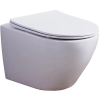 Унитаз подвесной Esbano Amapola ESUPAMAPW безободковый, с сиденьем микролифт, белый