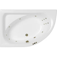 Акриловая ванна Whitecross Aquarella 0108.170110.100.SMART.BR 170x110 см L, с гидромассажем, угловая, белый