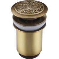 Донный клапан для раковины Zorg Antic AZR 2 BR с переливом, бронза