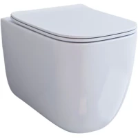 Унитаз подвесной Esbano Garant ESUPGARAW безободковый, с сиденьем микролифт, белый