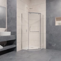 Душевой уголок 87,5x87,5 см RGW PA-081 Passage 35088199-11 прозрачное