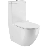 Унитаз-компакт Grossman GR-4496S с сиденьем микролифт, белый