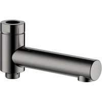 Излив для смесителя AQUAme AQM8301GM 127 мм, оружейная сталь