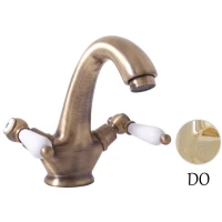 Смеситель для раковины с донным клапаном Rav Slezak Morava Retro MK529.5KZ