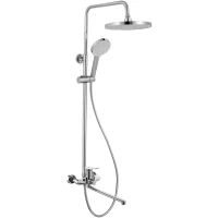 Душевая система Fashun A2487 235 мм, со смесителем, хром