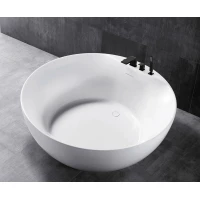 Акриловая ванна Abber AB9280 150x150 см, отдельностоящая, белый