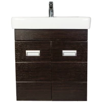 Тумба с раковиной венге 60 см Orange Таис TP2-TUV+RA