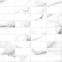 Мозаика Meissen Keramik White stream белый 30x30