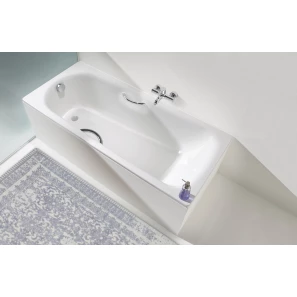 Изображение товара стальная ванна 160x75 см kaldewei saniform plus star 333 с покрытием anti-slip и easy-clean