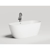 Ванна из литьевого мрамора Salini S-Sense Sofia Light 103711G 164,5x75,5 см, отдельностоящая, белый глянец