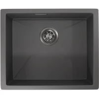Кухонная мойка Granula 5445U, ГРАФИТ МАТОВЫЙ 54x45 см, графит матовый