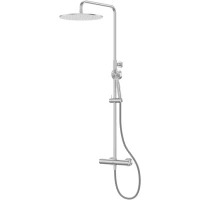 Душевая система Abber Wasser Kreis 316 AF8160BST 300 мм, с термостатом, нержавеющая сталь
