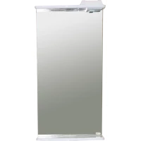 Зеркало Misty Магнолия Э-Маг02040-01Св 41x72 см, с подсветкой, выключателем, белый глянец