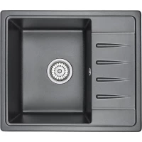 Кухонная мойка Granula 5803, ГРАФИТ 58x50 см, графит