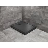 Душевой поддон Radaway Doros F Compact Stone Black SDRFP1690-05-54S 160x90 см, акриловый, прямоугольный, черный