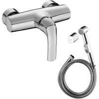 Гигиенический душ Jacob Delafon Nateo E71253-CP + LM8014C со смесителем, хром