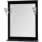 Зеркало 82,2x100 см черный/серебро Aquanet Валенса 00180299 - 3
