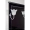 Зеркало 82,2x100 см черный/серебро Aquanet Валенса 00180299 - 5