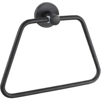 Полотенцедержатель кольцо D-Lin D233111 черный матовый