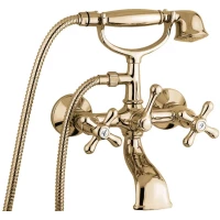 Смеситель для ванны Emmevi Deco Classic 12011/BR с душевым гарнитуром, бронза