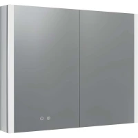 Зеркальный шкаф Aquatek AQ7809-MLC 80x70 см, с LED-подсветкой, сенсорным выключателем, антизапотеванием