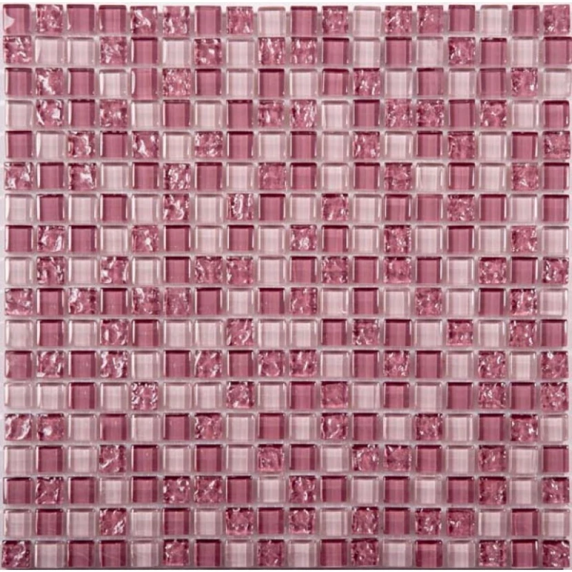 Стеклянная плитка мозаика No-294 стекло (1,5*1,5*8) 30,5*30,5
