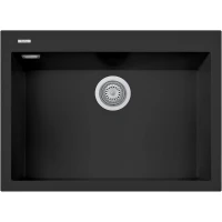 Кухонная мойка Rivelato Zeno ZN-6950 Nero profondo 69x50 см, черный