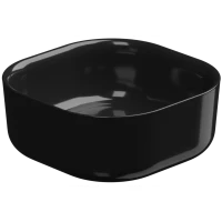 Раковина-чаша GSG Hit HILAVQU42002 42x42 см, накладная, черный глянец