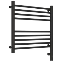 Полотенцесушитель электрический 500x500 темный титан муар МЭМ правый, перемычка прямая Сунержа Богема 3.0 15-5805-5050.0