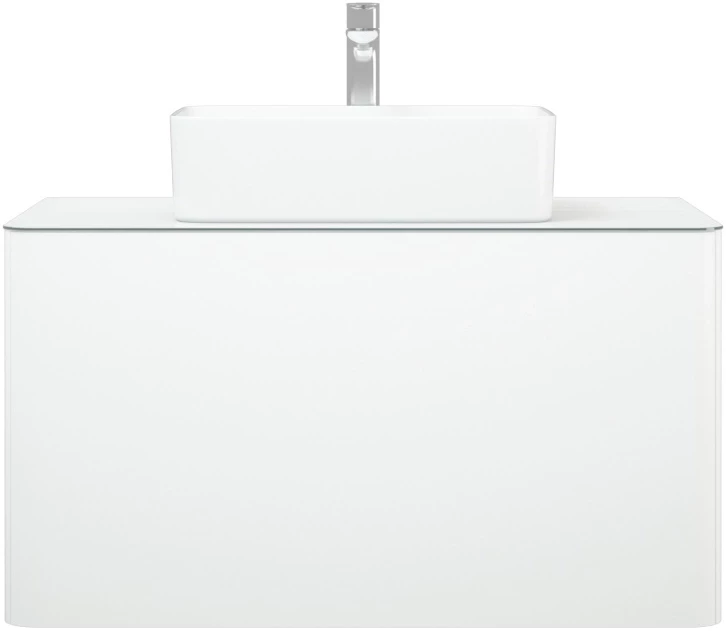 Тумба белый глянец 90 см Corozo Рино SD-00001228