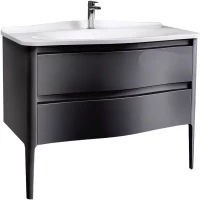 Тумба черный глянец 109,4 см Belux Анжело Н 110-02 4810924275943