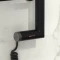 Полотенцесушитель электрический 1000x500 черный матовый МЭМ правый, перемычка выгнутая Сунержа Богема 2.0 31-5203-1050 - 4
