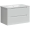 Комплект мебели белый глянец 81 см Sancos Norma 2.0 NR2.080W + CN7005 + CI800 - 3