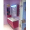 Зеркальный шкаф 100x75 см вишневый глянец Verona Susan SU607G80 - 6