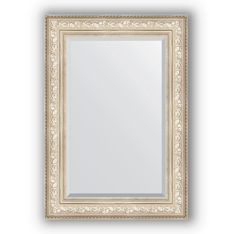 Зеркало 70x100 см виньетка серебро Evoform Exclusive BY 3452