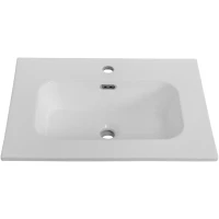 Раковина Cezares Duet CZR-8095-60 61x46 см, накладная, белый