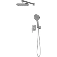 Душевой комплект IDDIS Optima Home OPHSB02i67 253,9 мм, хром