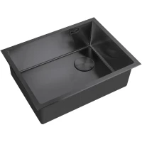 Кухонная мойка Zorg LUX 5844 GRAFIT 58x44 см, графит