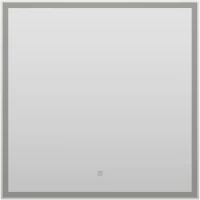 Зеркало Misty Сириус СИР-02-70_70-14 70x70 см, с LED-подсветкой, сенсорным выключателем, белый матовый