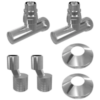 Вентиль запорный угловой пара 1/2