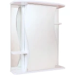 Изображение товара зеркальный шкаф 55x71,2 см белый глянец l/r onika лилия 205532