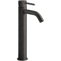 Смеситель для раковины Gessi Gessi316 54209#707 без донного клапана, черный хром матовый