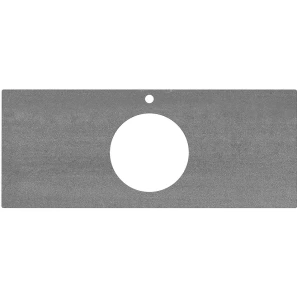 Изображение товара столешница 117 см серый матовый для накладных раковин kerama marazzi plaza modern про дабл pl5.dd500600r\120