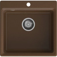 Кухонная мойка GranFest Level 510 51x50 см, терракот