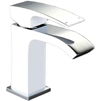 Смеситель для раковины Gappo G1007-8 хром/белый