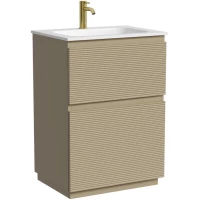 Тумба под раковину Sancos Folk Floor FL60FCP 59 см, напольная, капучино матовый