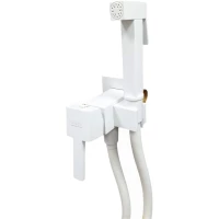 Гигиенический душ Webert Pegaso PE870303740 со смесителем, белый матовый